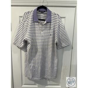 Polo Golf Ralph Lauren Large Striped Polo CPC PCC 1902 Crest Logo Shirt